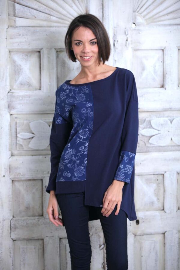 örökkék // everblue - Heritage női Triest tunika - Edelweiss