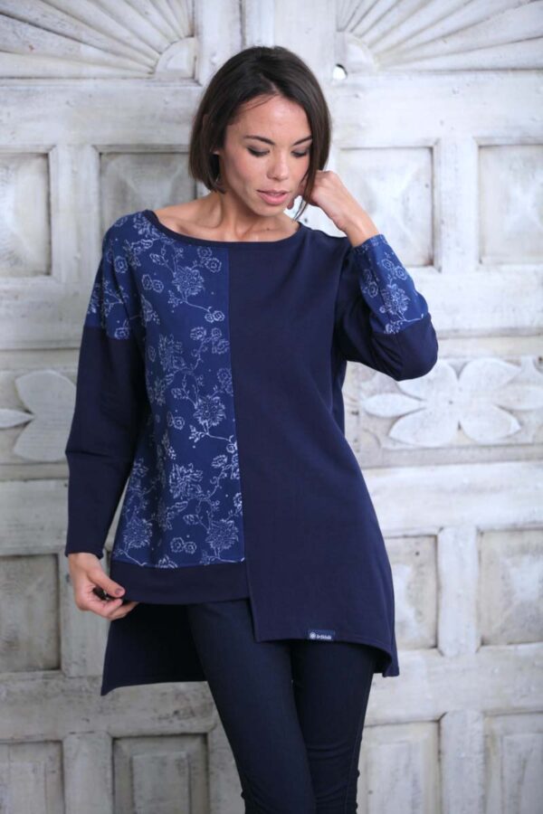 örökkék // everblue - Heritage női Triest tunika - Edelweiss - Image 2