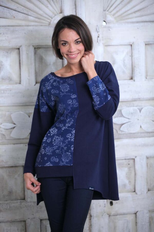 örökkék // everblue - Heritage női Triest tunika - Edelweiss - Image 3