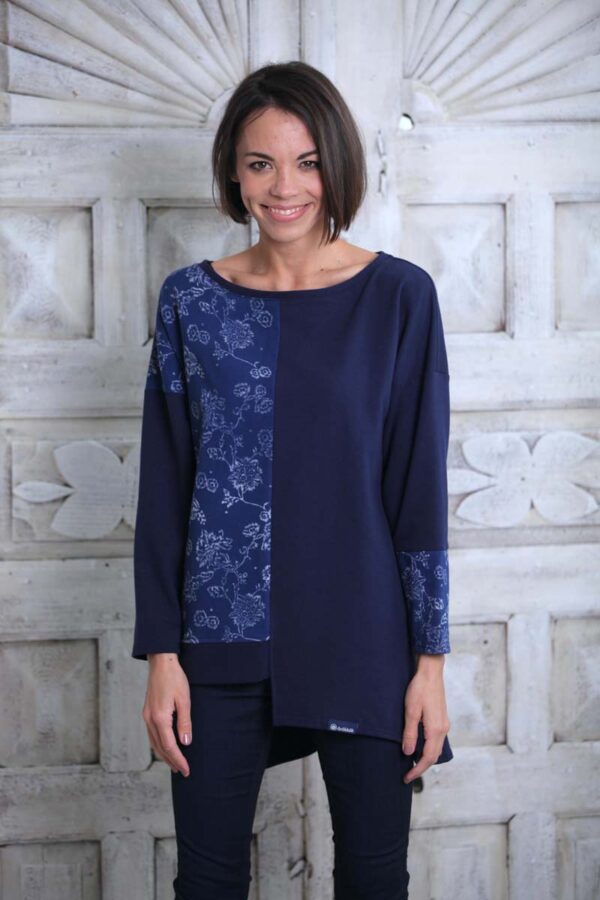 örökkék // everblue - Heritage női Triest tunika - Edelweiss - Image 4