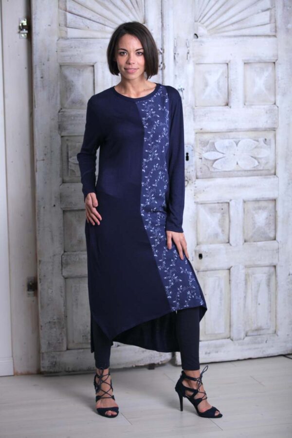 örökkék // everblue - Heritage női vertikál ruha - indás - Image 3